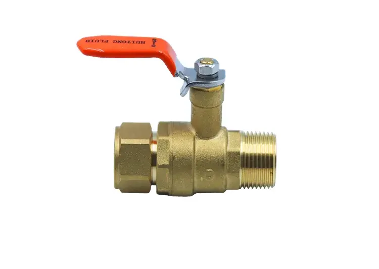 PEX-AL-PEX Tube Male Thread Brass Ball Valve