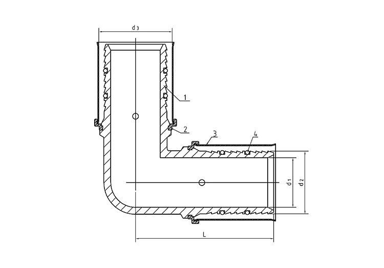 Brass Reducing Press-fit Connector
